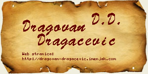 Dragovan Dragačević vizit kartica